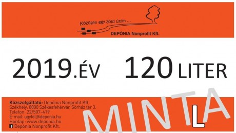 Ön felragasztotta már a 2019-es matricát a kukára?